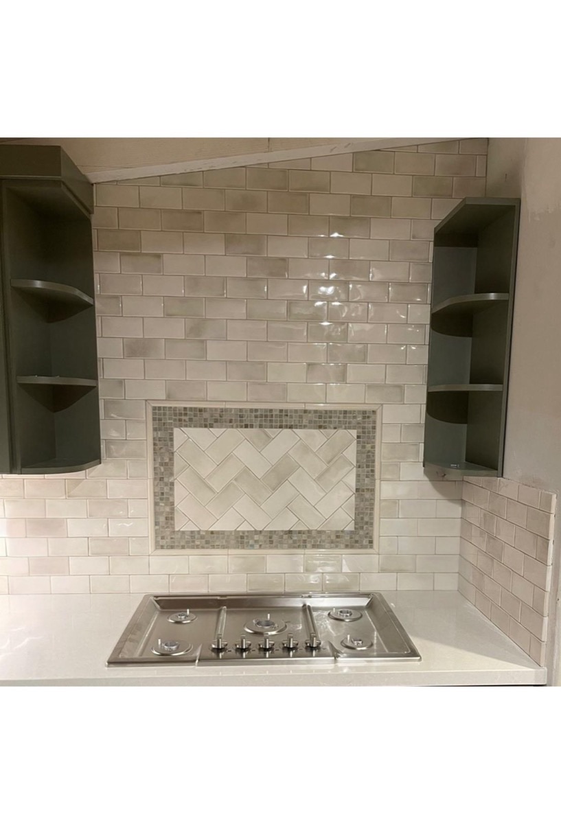 Kitchen backsplash tile installation Santa Barbara